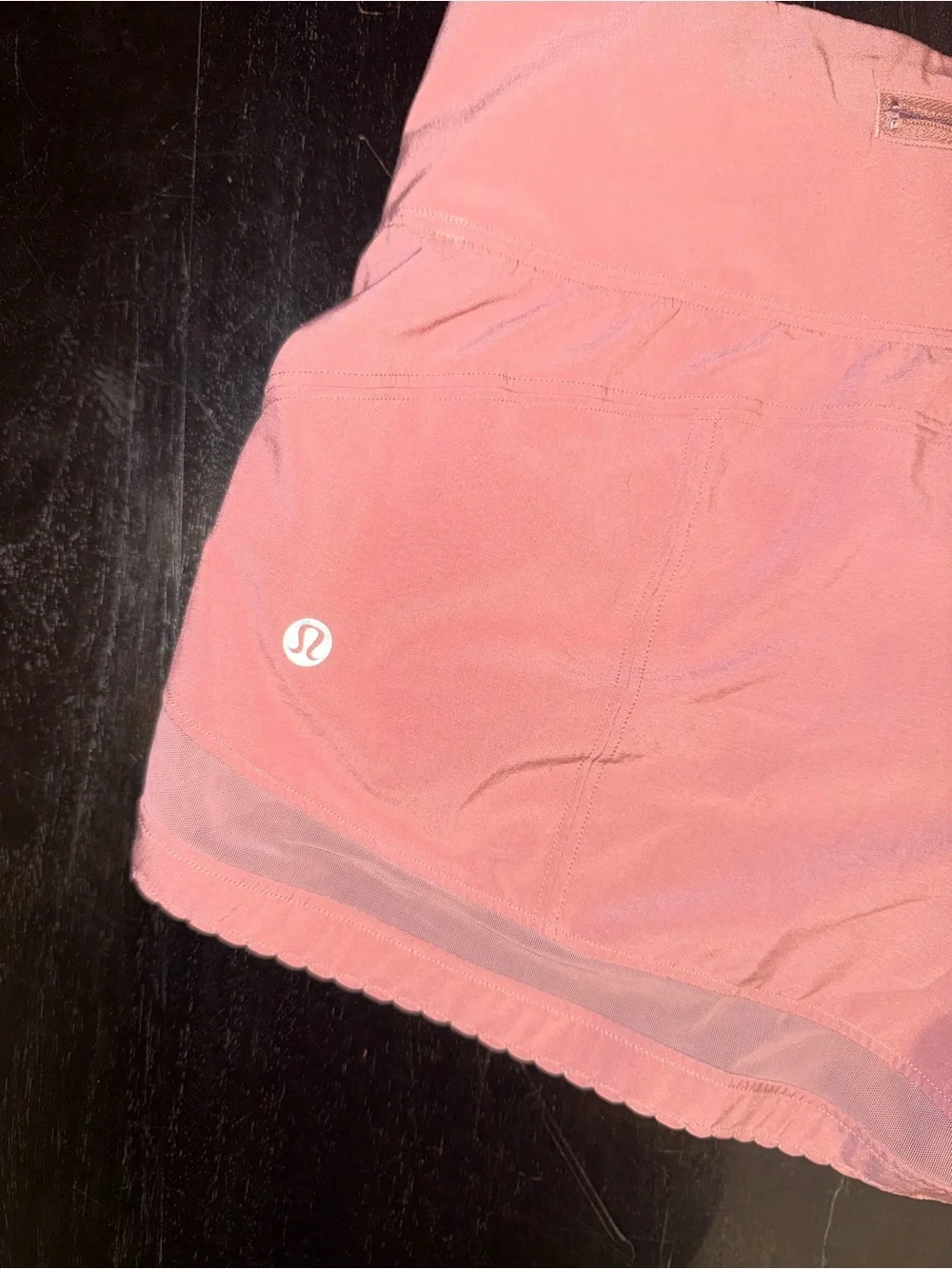 lululemon athletica Coral Pink Athletic Shorts